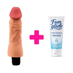Mekani vibrator 17.8cm the real deal i lubrikant ku147