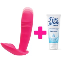 Vibrator sa intezivnim pomeranjem Artemis i lubrikant ku165