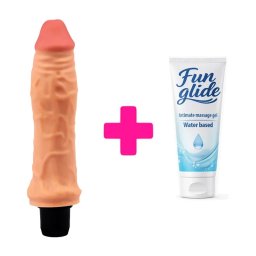 Mekani vibrator 19cm the real deal i lubrikant KOMBINUJ I UŠTEDI 146