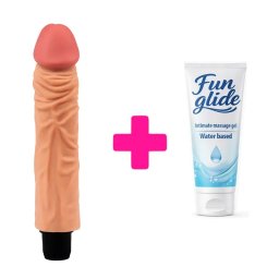 Mekani vibrator 21.5cm the real deal i lubrikant KOMBINUJ I UŠTEDI 143