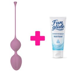 Kegel balls purple 95g i lubrikant KOMBINUJ I UŠTEDI 135