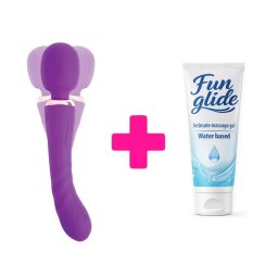 Dupli vibrator Pontus Purple i lubrikant KOMBINUJ I UŠTEDI 117