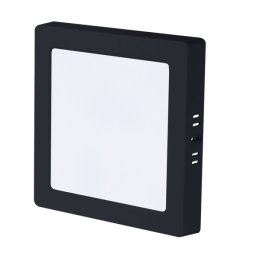 XLED 24W 4000K black Nadgradni cetvrtasti LED panel plasticni,2640Lm,285*285*31mm,Ra80,IP20crni