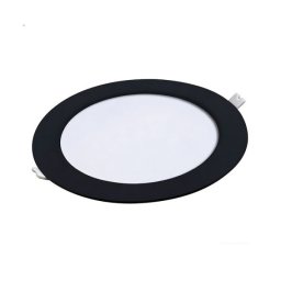 XLED 18W 4000K black Ugradni okrugli LED panel,1980Lm,φ221*29mm, otvor rupe:195mm,Ra80,IP20 crni
