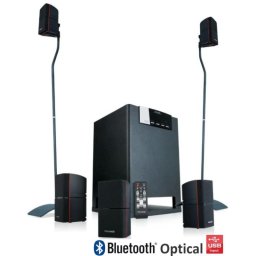 Microlab X15BT Aktivni drveni zvucnici 5.1 sistem 170W RMS (90W+2*16W) 3,5mm, Bluetooth, optical,mic
