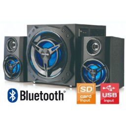 Microlab T11 aktivni drveni zvucnici 2.1 42WRMS(26W, 2x8W) SD, USB, bluetooth, 3.5m RGB light