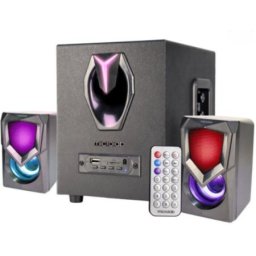 Microlab G101BT Aktivni zvucnici 2.1 11W (5W,2x3W) 3,5mm, SD, USB, FM, Bluetooth, daljinski, LED