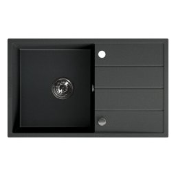 Granitna sudopera Valterra LYON u crnoj boji 780x480 mm