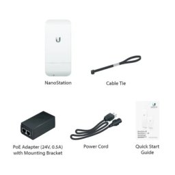 Ubiquiti uq-nsm5-loco nanostation m5 loco 5ghz, 13 dbi, mimo 2x2 tehnologija