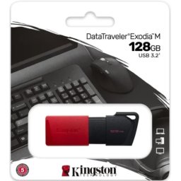 Kingston 128gb dtxm/128gb USB flash memorija 3.2 crno/crvena
