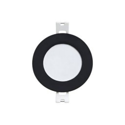 Xled 3w 4000k black ugradni okrugli LED panel plasticni,330lm,90.5*28mm,ip20, crni 266422