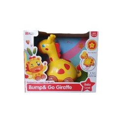 Interaktivna igračka za bebe žirafa Bump&Go 2u1