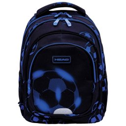Ranac ðački anatomski 3zipa AB330 Neo Blue Football 25.Head 502025035 crno-plavi