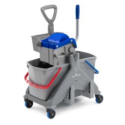 OneFred plastična kolica 30 L sa Boost cediljkom, bočnom posudom i nosačem mopa