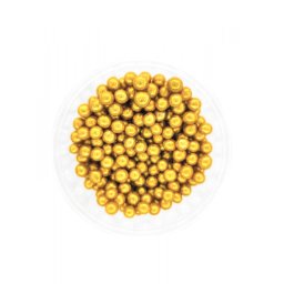 Dekorativne perle ZLATNE 5mm 50g