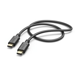 Hama charging/data kabl, usb type-c-usb type-c, 1m crni ( 183331 )