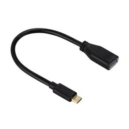 Hama otg kabl 0.15m usb-c muski na usb-a zenski, 5gb/s pozlata ( 135712 )