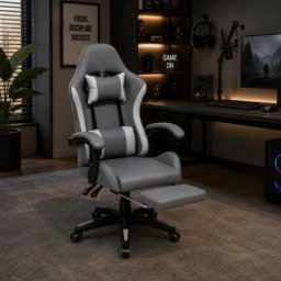 Gejmerska stolica nimbus-xl sivo-siva gc-016 ( 0000548 )