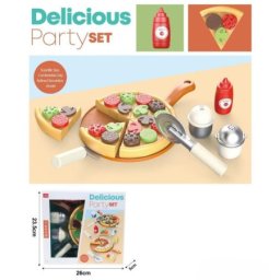 Hk mini igračka ukusni i zabavni pizza set ( A086955 )