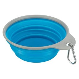 Trixie Putna Činija Od Silikona, Plava – Travel Bowl Blue 500ml