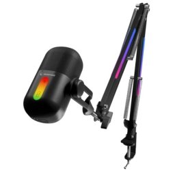 Rampage arpeggio rgb crni mikrofon 42798