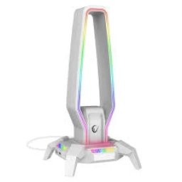 Rampage rm-h27 rgb beli nosač za slušalice 42763