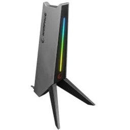 Rampage rm-h20 rgb sivi nosač za slušalice 35673