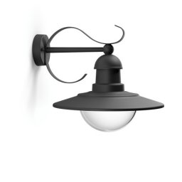 Philips topiari zidna spoljašnja svetiljka crna 1xmax.60w 230v,915005308701, ( 18770 )