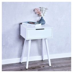 Kesper ksp15970 noćni stočić beli 40 x 30 x 59 cm