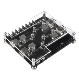 ATX Adapter Modul za Napajanje sa 4x USB Brzo Punjenje (3.3V-12V) - Adapter Ploča za Računarsko Napajanje