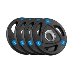 REBEL ACTIVE Gumirani olimpijski liveni tegovi set 4x2.5kg / 51mm RBA-2108