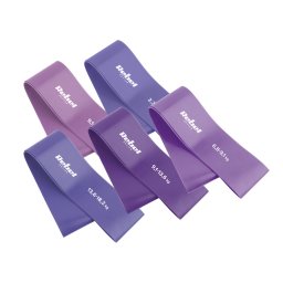 REBEL ACTIVE Lateks fitnes mini elastične trake set 5 komada ljubičasti RBA-3002-PU