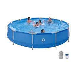 AVENLI Porodični bazen sa metalnom konstrukcijom set okrugli 427x84cm 17800EU