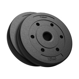 REBEL ACTIVE Bitumenski olimpijski tegovi ploče set 2x15kg / 51mm RBA-2141
