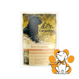 Carpathian Pet Food All Breeds Puppy Beef in Sauce 100g, Vlažna Hrana Za Štence