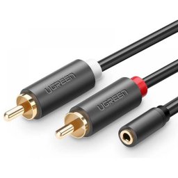 Kabl 3.5mm ST F-2xRCA M 1.0m
