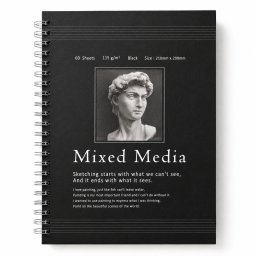 Blok Mixed Media crni list210x290 115g 60l 251287