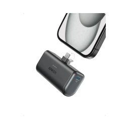 ANKER Nano 5000mAh, 22.5W, sa ugrađenim USB-C konektorom, Power Bank crni