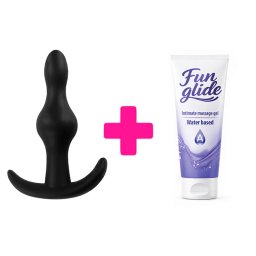 Silikonski Analni Dildo T Plug i lubrikant ku179