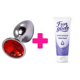 Veliki analni dildo i lubrikant ku198