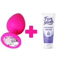 Veliki silikonski analni dildo i lubrikant ku201