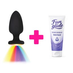 Svetleci Analni Vibrator i lubrikant ku216