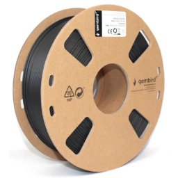 GEMBIRD 3DP-PLA+1.75-02-BK PLA-PLUS Filament za 3D stampac 1,75mm kotur 1KG Black (jaci od standardnog PLA)