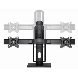MS-D2-01 Gembird Podesivi stoni drzac za dva monitor, tilt, 17-27 max.2x6kg