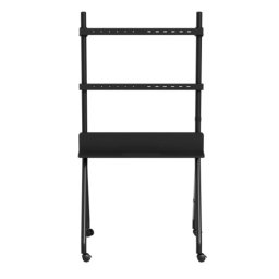 TVS-86F-02 Gembird Podni stalak za TV, 55-86inc, crni