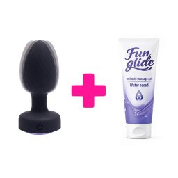 Rotirajuci analni vibrator Achelous i lubrikant KOMBINUJ I UŠTEDI 218