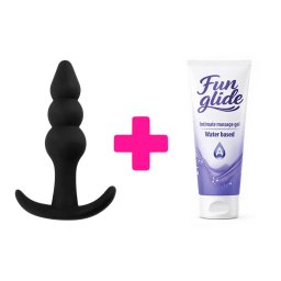 Silikonski Analni Dildo Beaded Plug i lubrikant KOMBINUJ I UŠTEDI 178