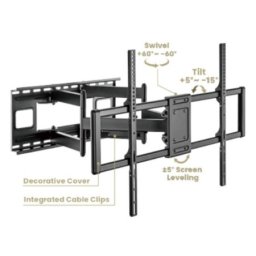 Gembird WM-120ST-01 TV nosac rotate/tilt 60-120 VESA 90x60cm, max 120kg, drzac