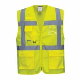 Portwest Prsluk c376 fluorescentni žuti, mreža/džepovi, vel.l ( 60733 )