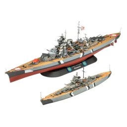 Revell maketa gift set the legendary bismarck 1:700 and 1:1200 ( RV05637 )